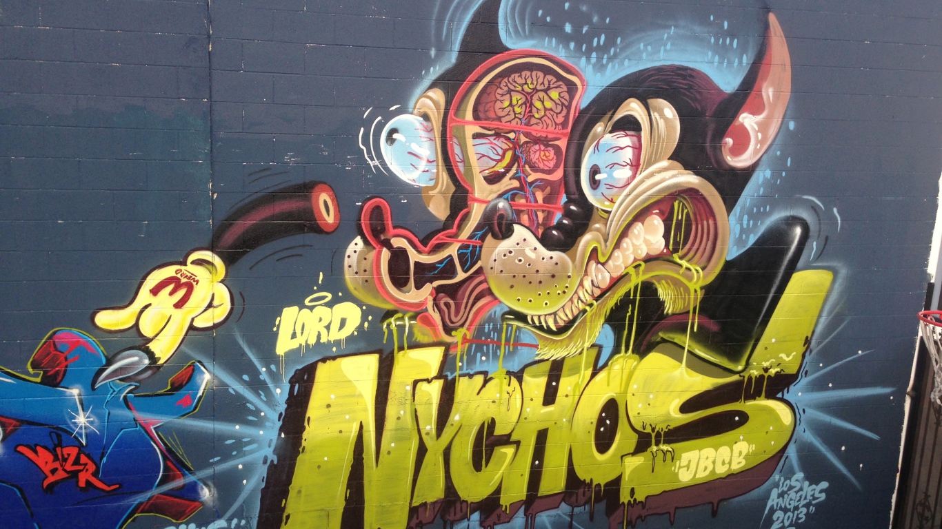 Красивое граффити