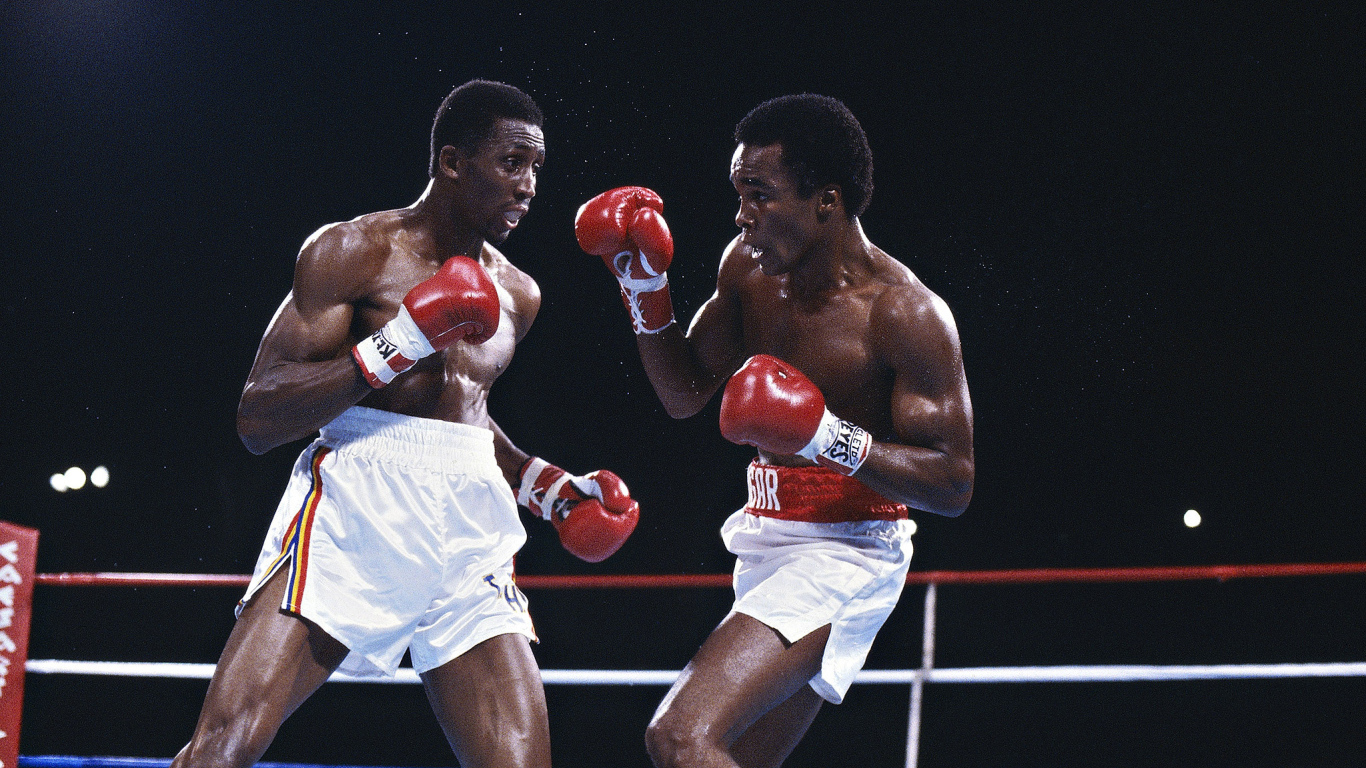 Боксер Томас Хернс на ринге