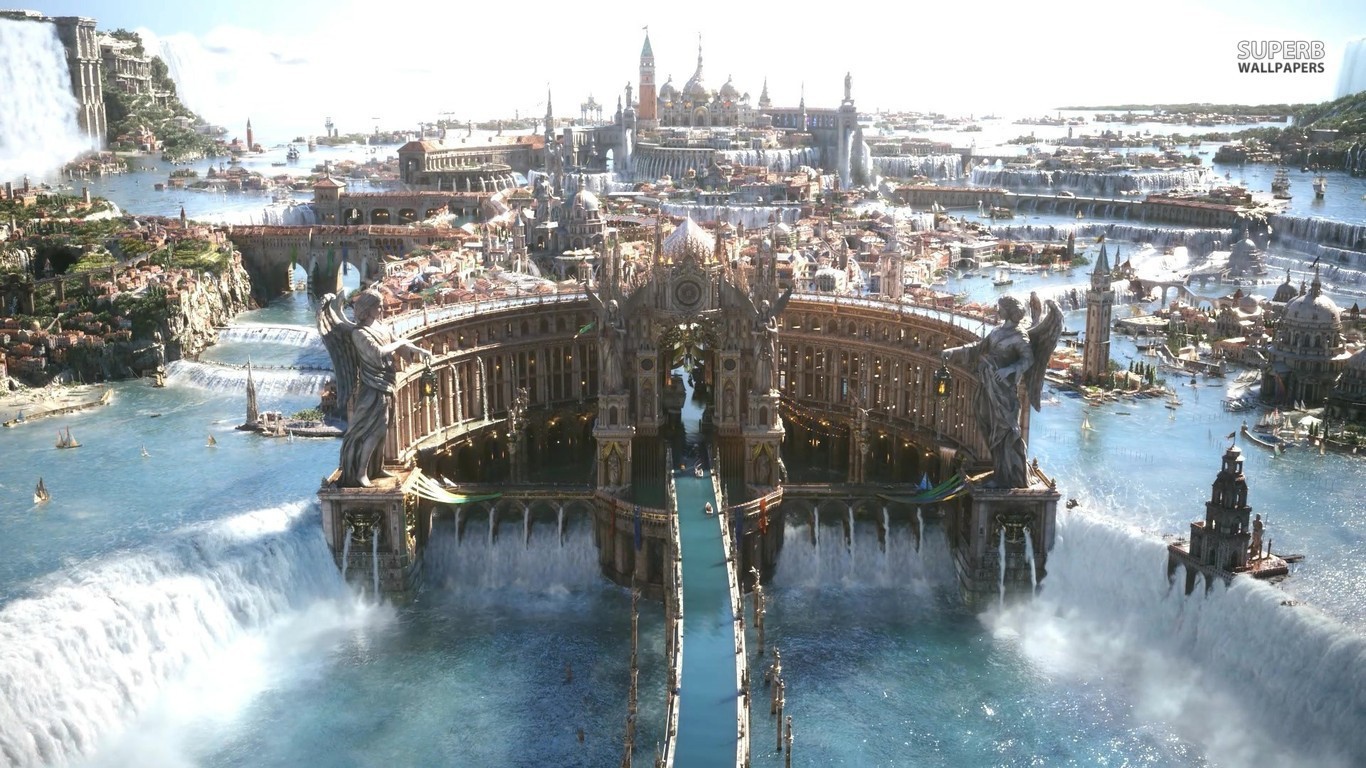 Город в игре Final Fantasy xv