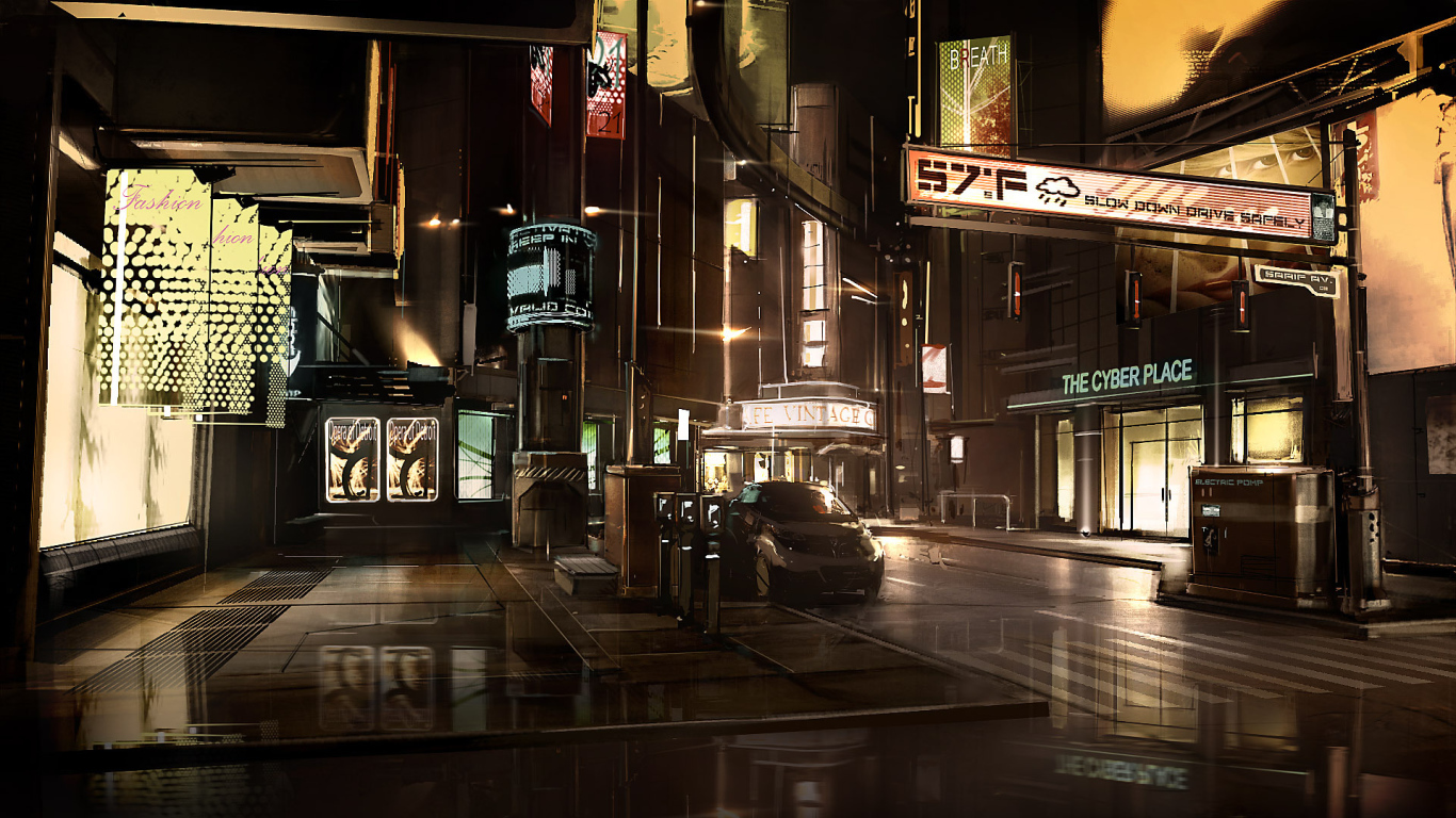 Deus Ex: Human Revolution: the street