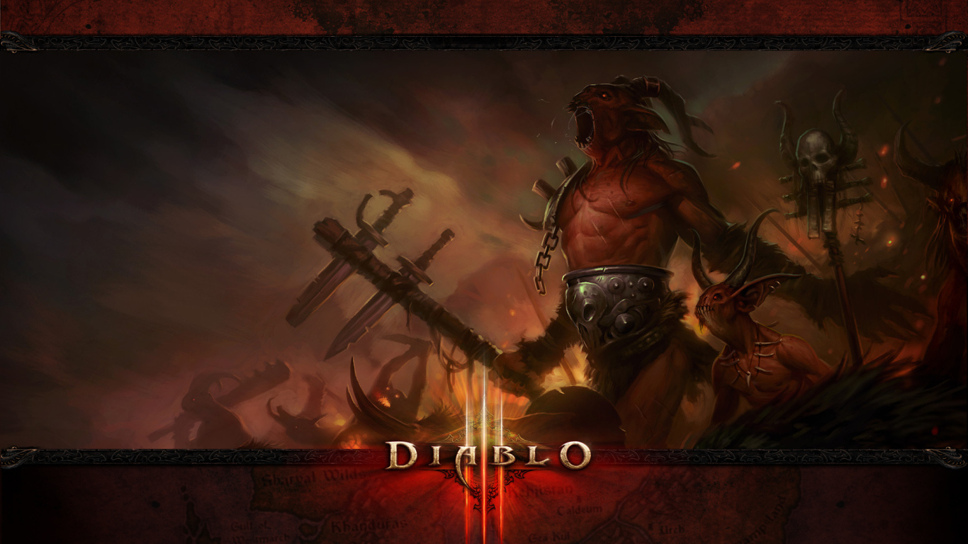 Diablo III: demon in rage