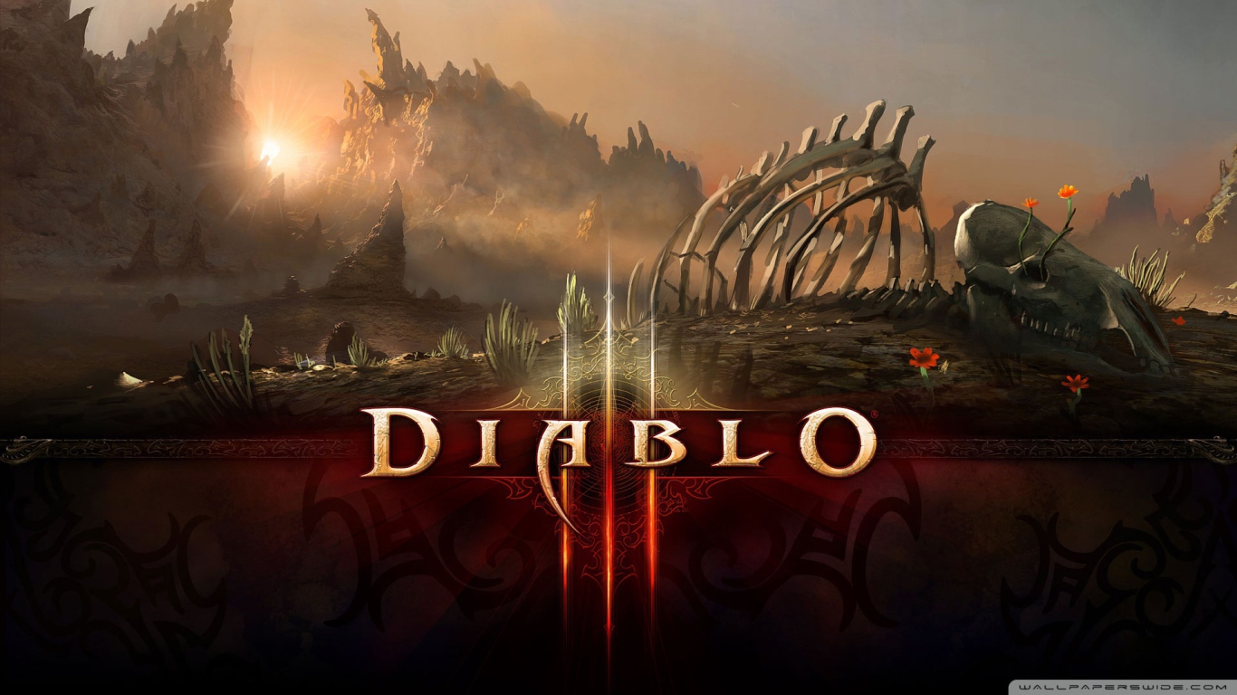  Diablo III: скелет дракона