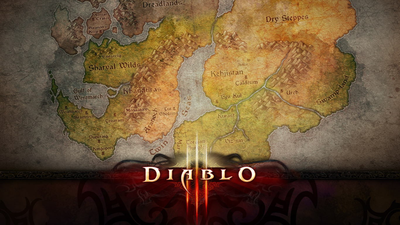  Diablo III: карта мира