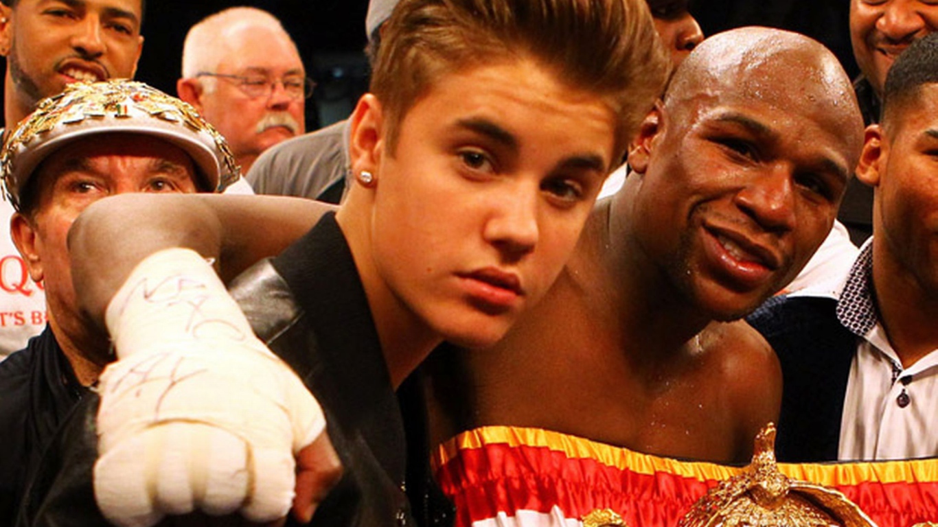 Флойд Мэйуэзер-младший и Джастин Бибер