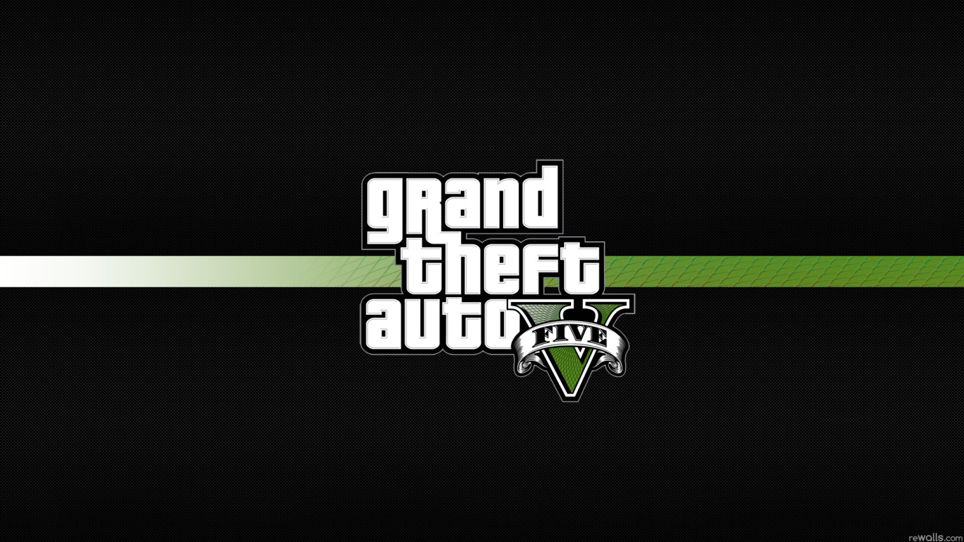 Grand Theft Auto V черные обои HD