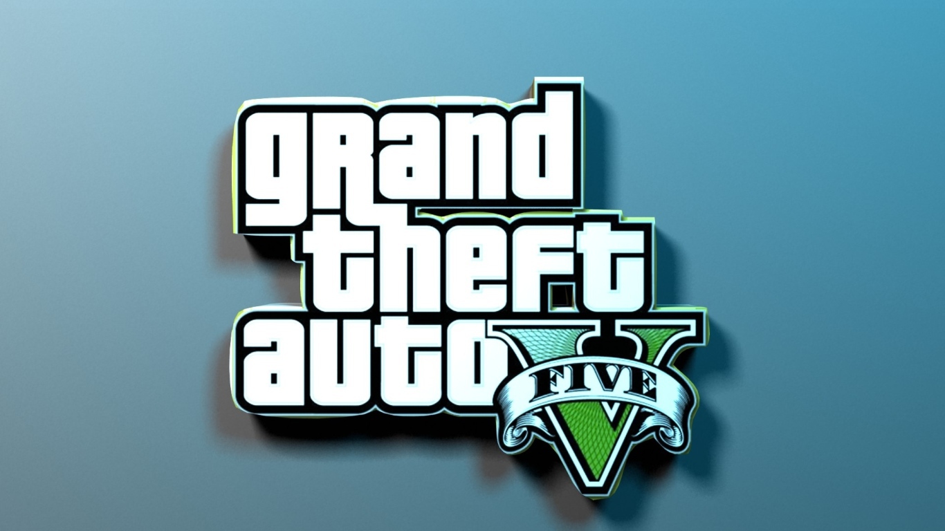 Grand Theft Auto V в синем
