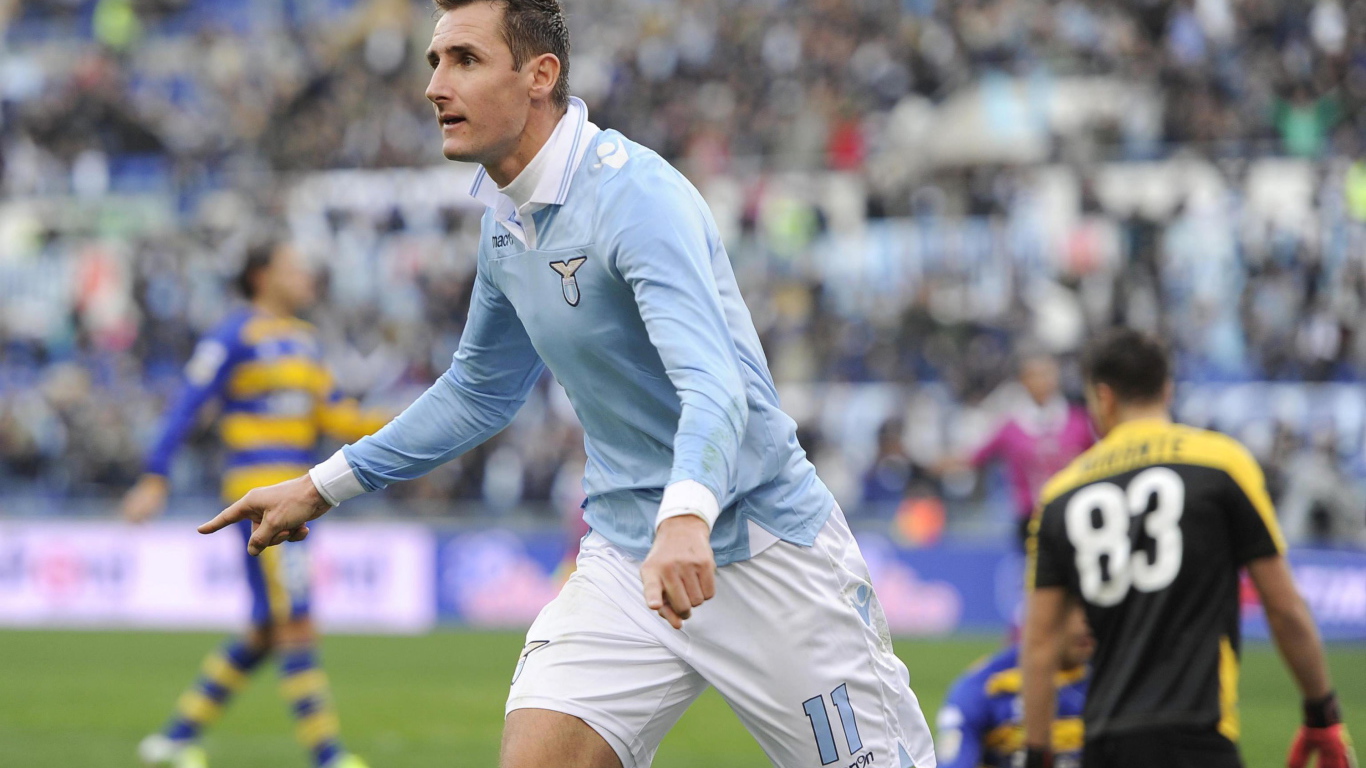 Лацио Мирослав Клозе на поле