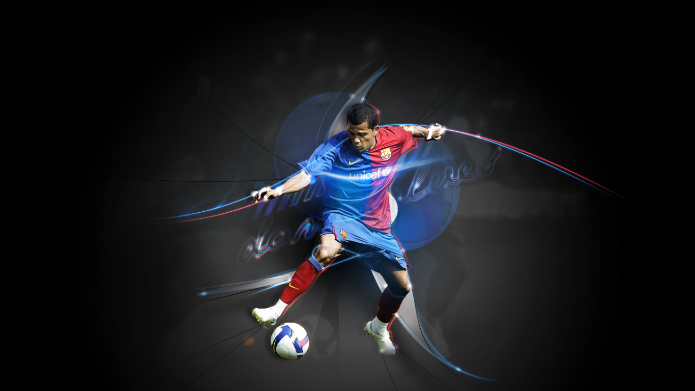 Защитник номер 2 Барселоны Даниэл Алвес