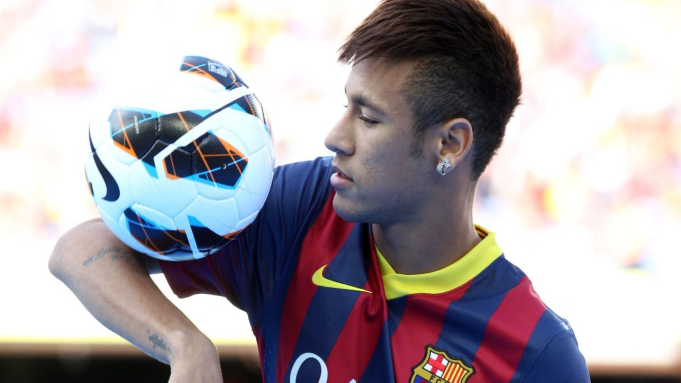The player of Barcelona Neymar