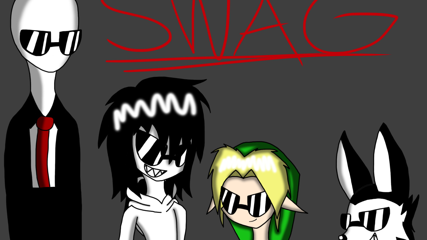 Рисунок с надписью swag