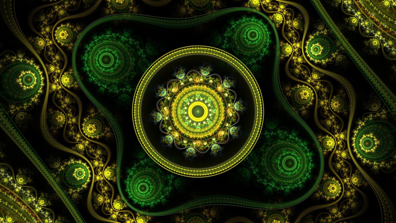 Зеленая абстракция