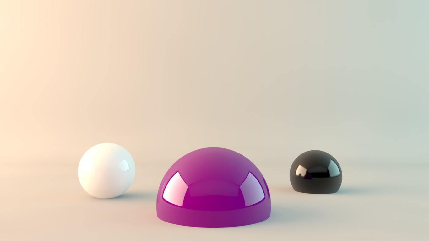 Шары на белом фоне