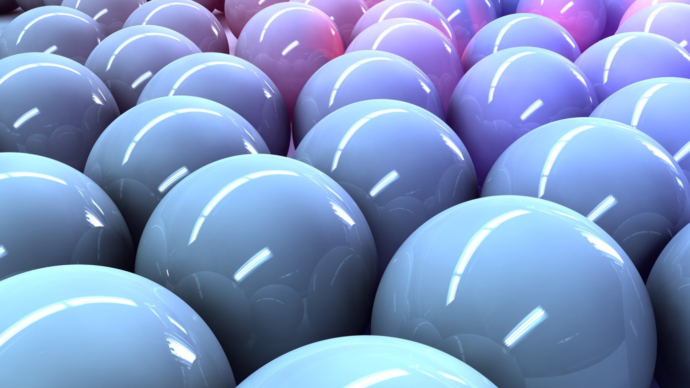 Блестящие шары