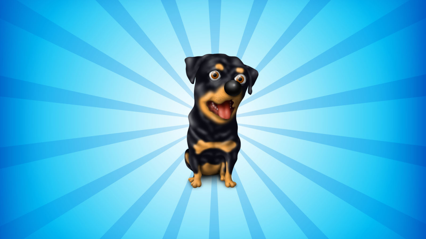 Ротвейлер из мультфильма