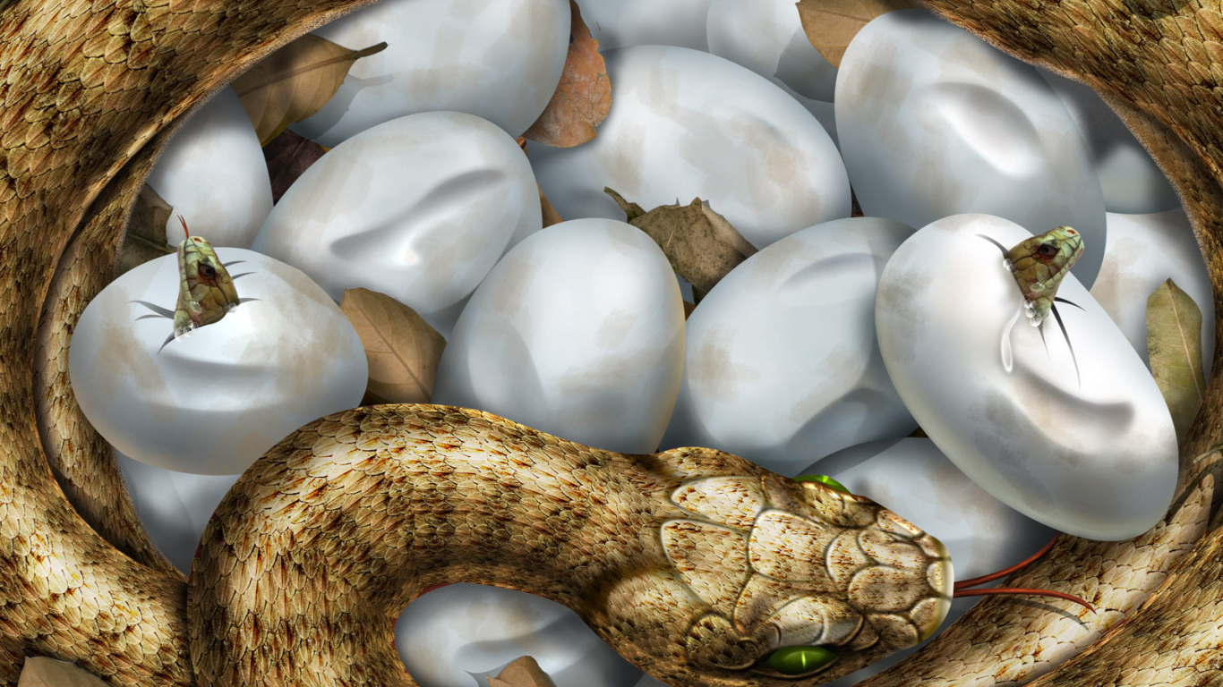 Змея и ее потомство