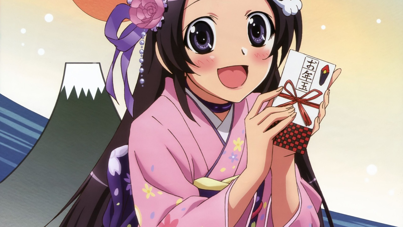 Девочка получила подарок