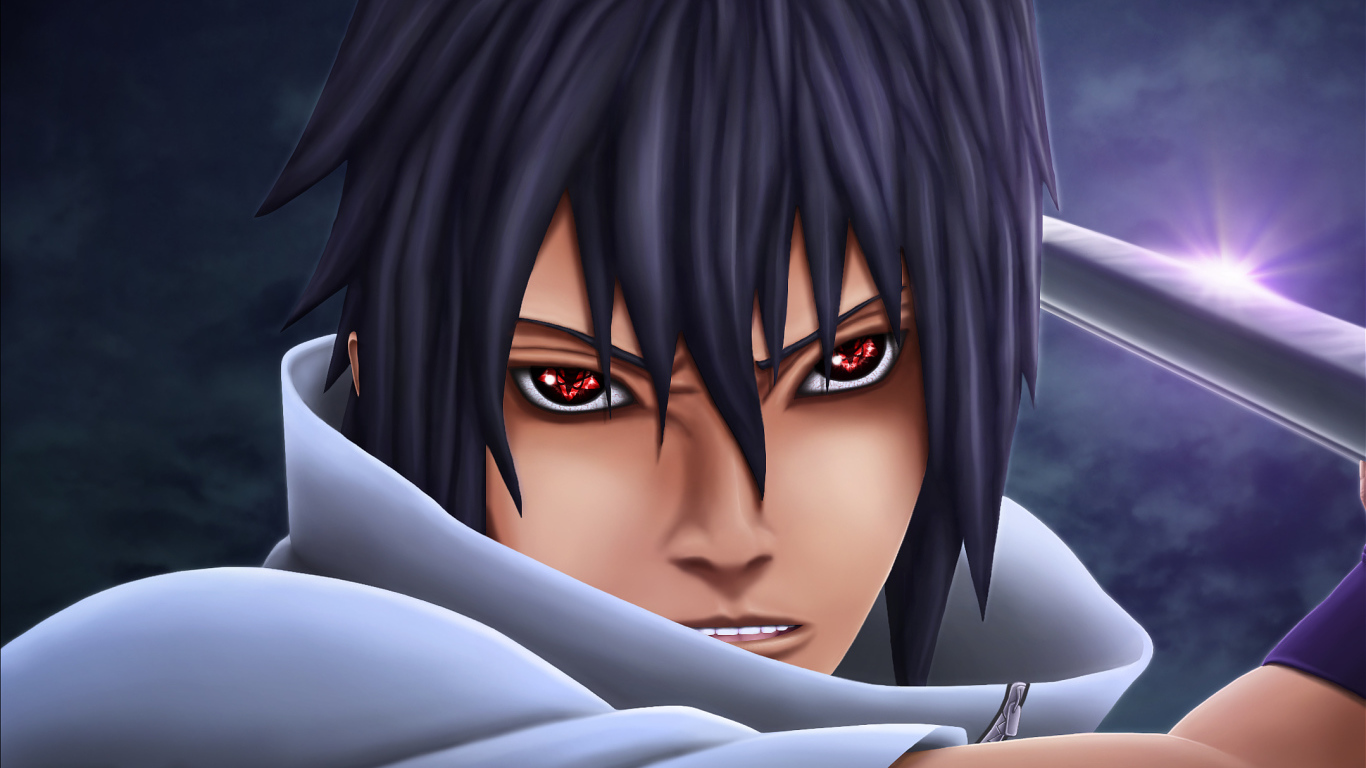 Учиха Саске с мечом