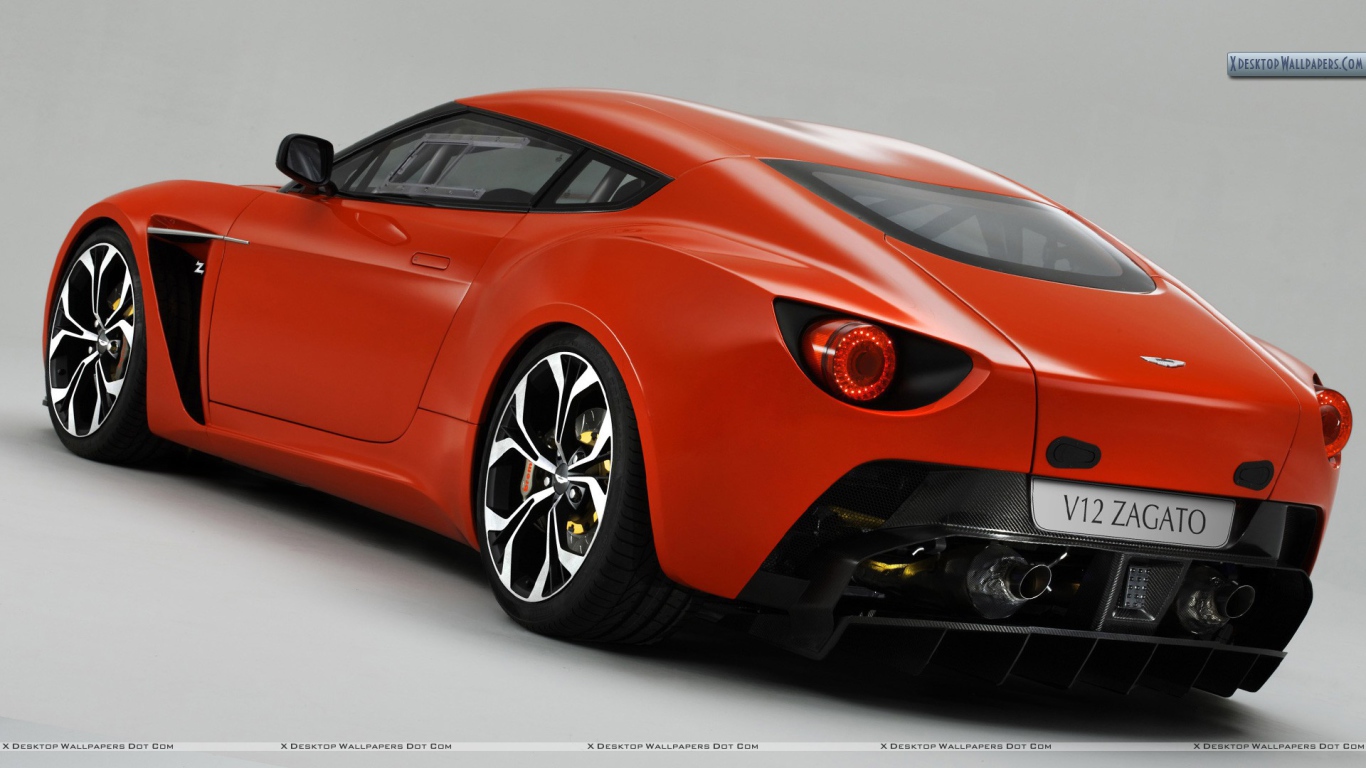 Красивый автомобиль Aston Martin zagato