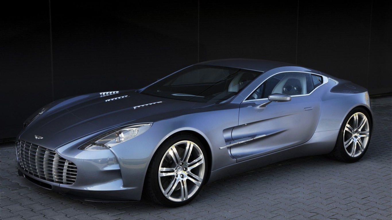 Голубой металлик Aston Martin one 77