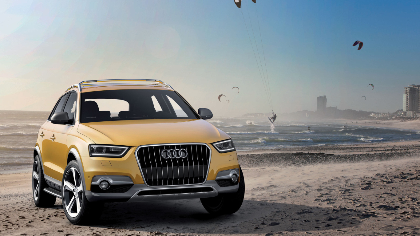 Красивый автомобиль Audi q3 в Москве