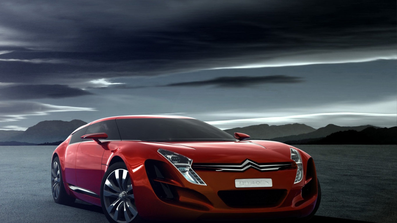 Красный Citroen C Metisse