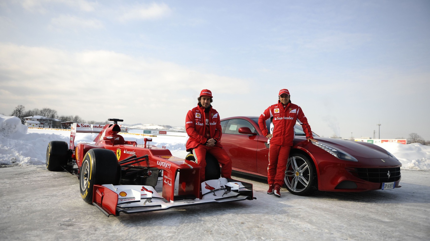 Феррари формула один с пилотами