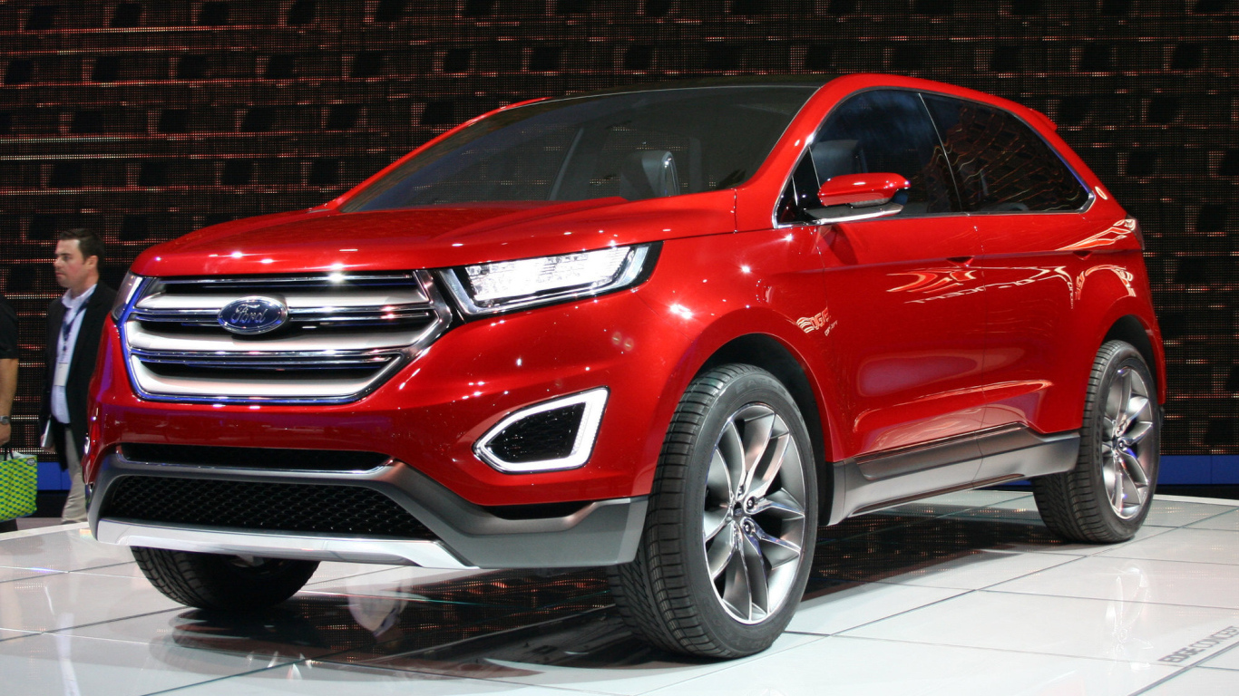 Красивый автомобиль Ford Edge 2014