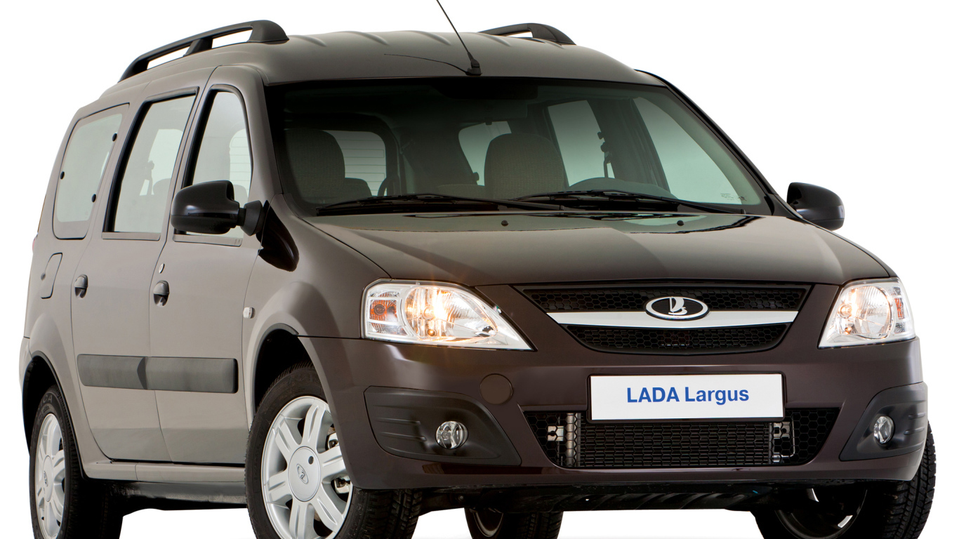 Коричневая Lada Largus