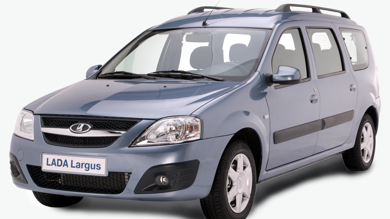 Серая Lada Largus