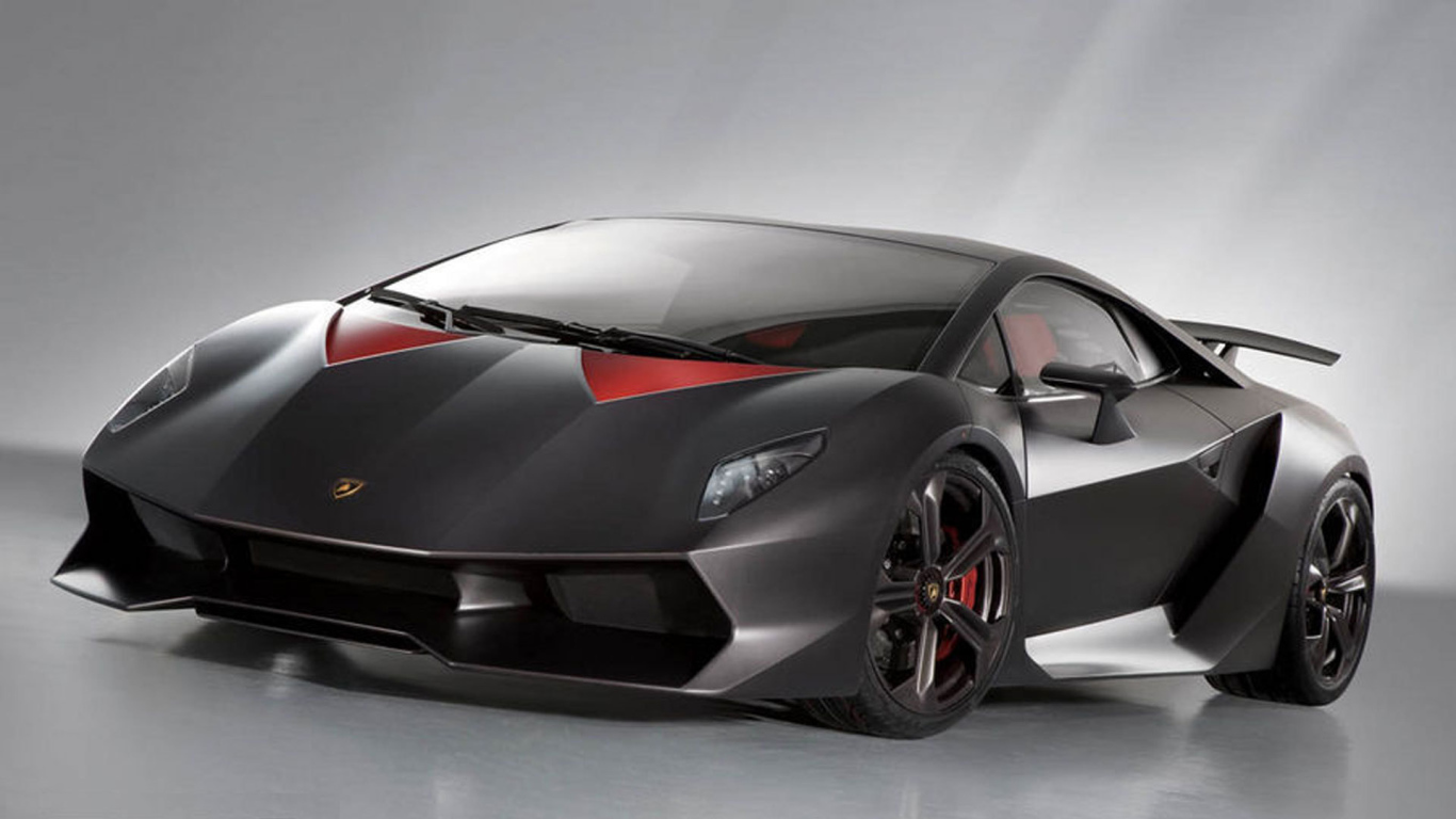 Красивый автомобиль Lamborghini Sesto Elemento