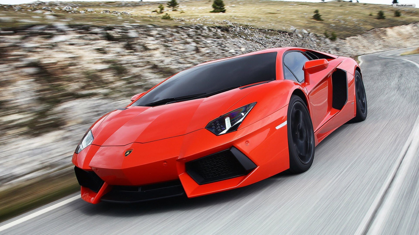 Новый автомобиль Lamborghini Aventador