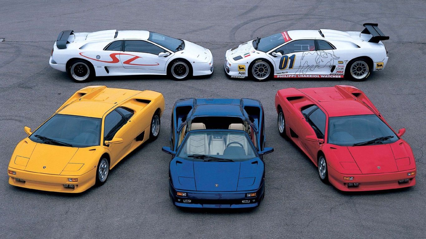 Надежная машина Lamborghini Diablo