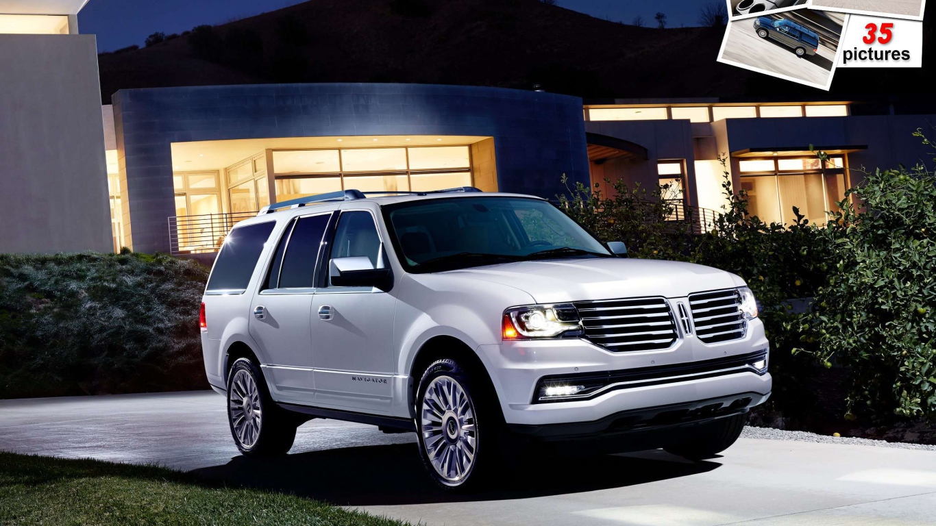 Красивый автомобиль Lincoln Navigator 2015