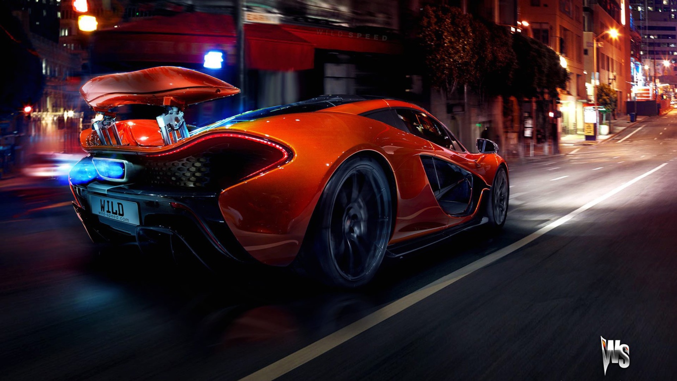 Красный Mclaren p1