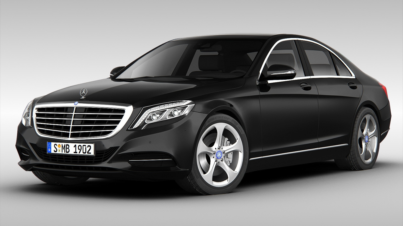 Красивый автомобиль Mercedes C-Class 2014 в Москве