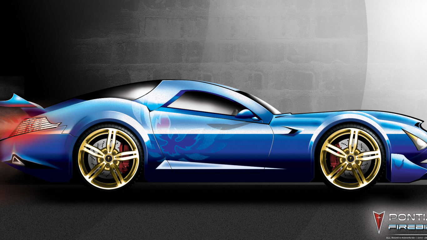 Красивый автомобиль Pontiac Firebird в Москве