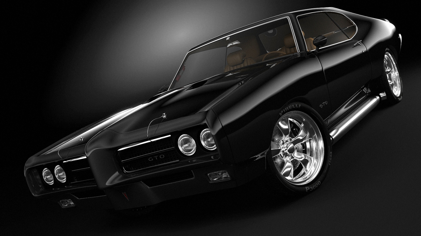 Красивый автомобиль Pontiac GTO в Москве