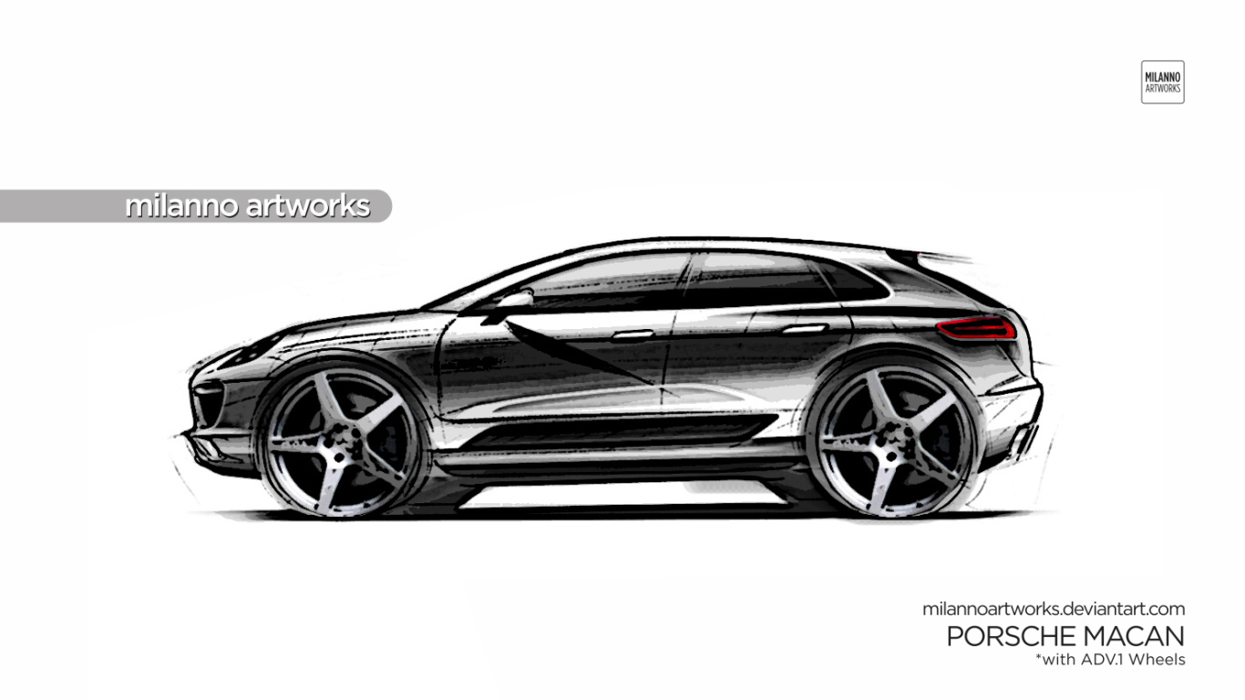 Рисунок Porsche Macan