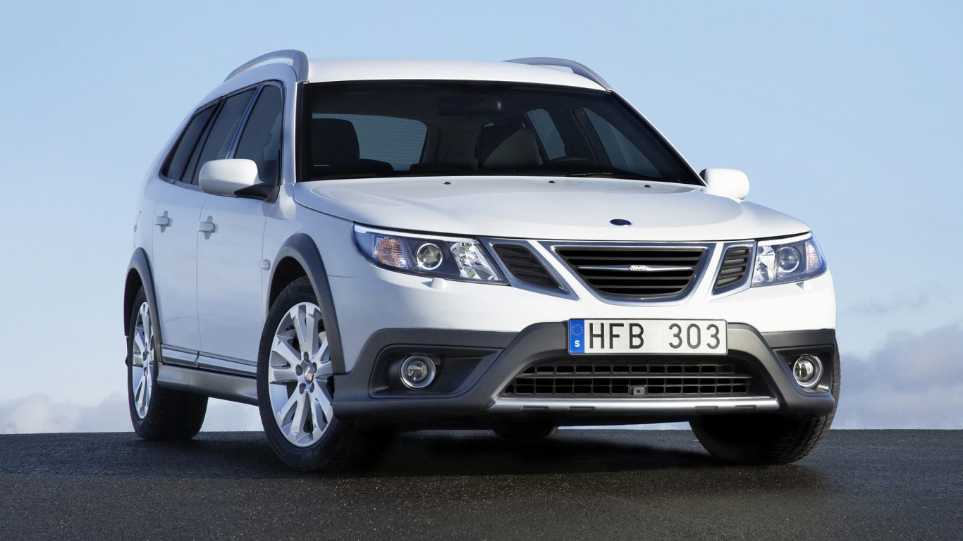  Красивый автомобиль Saab 9-3