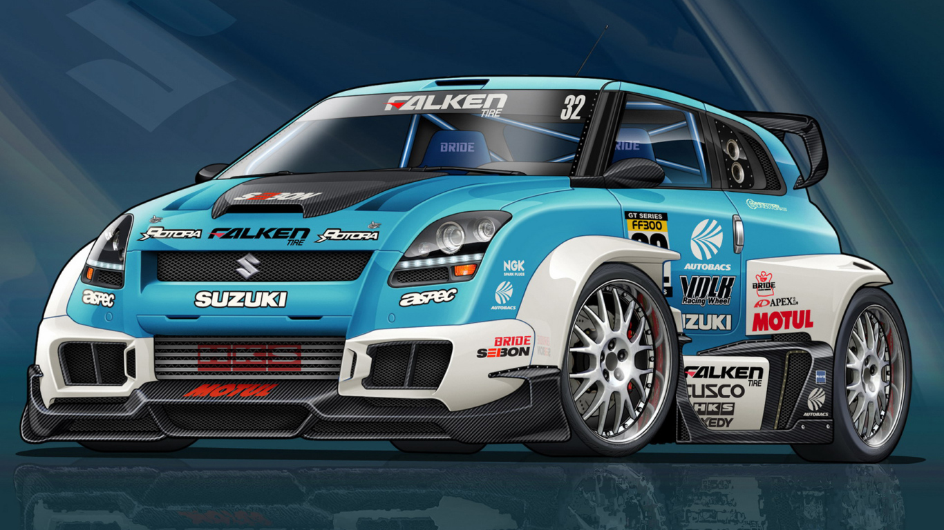  Красивый автомобиль Suzuki Swift