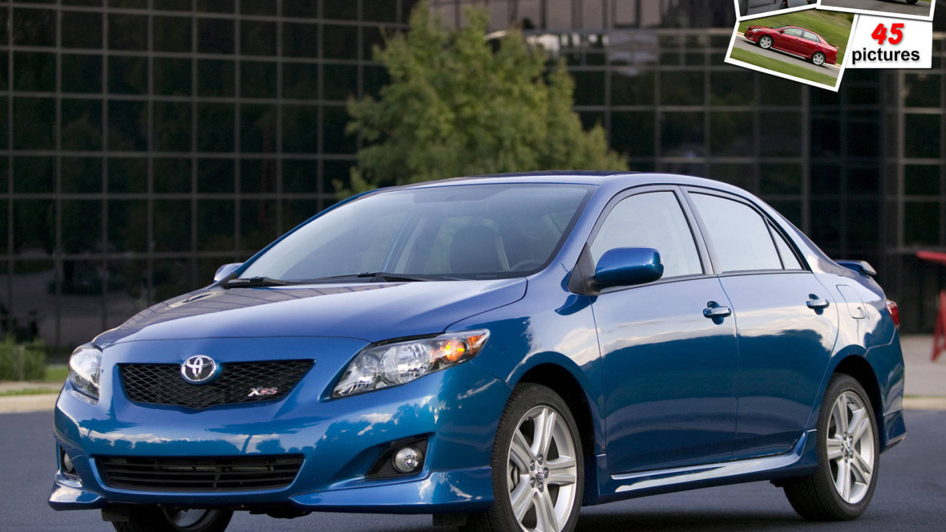 Красивый автомобиль Toyota Corolla в Москве