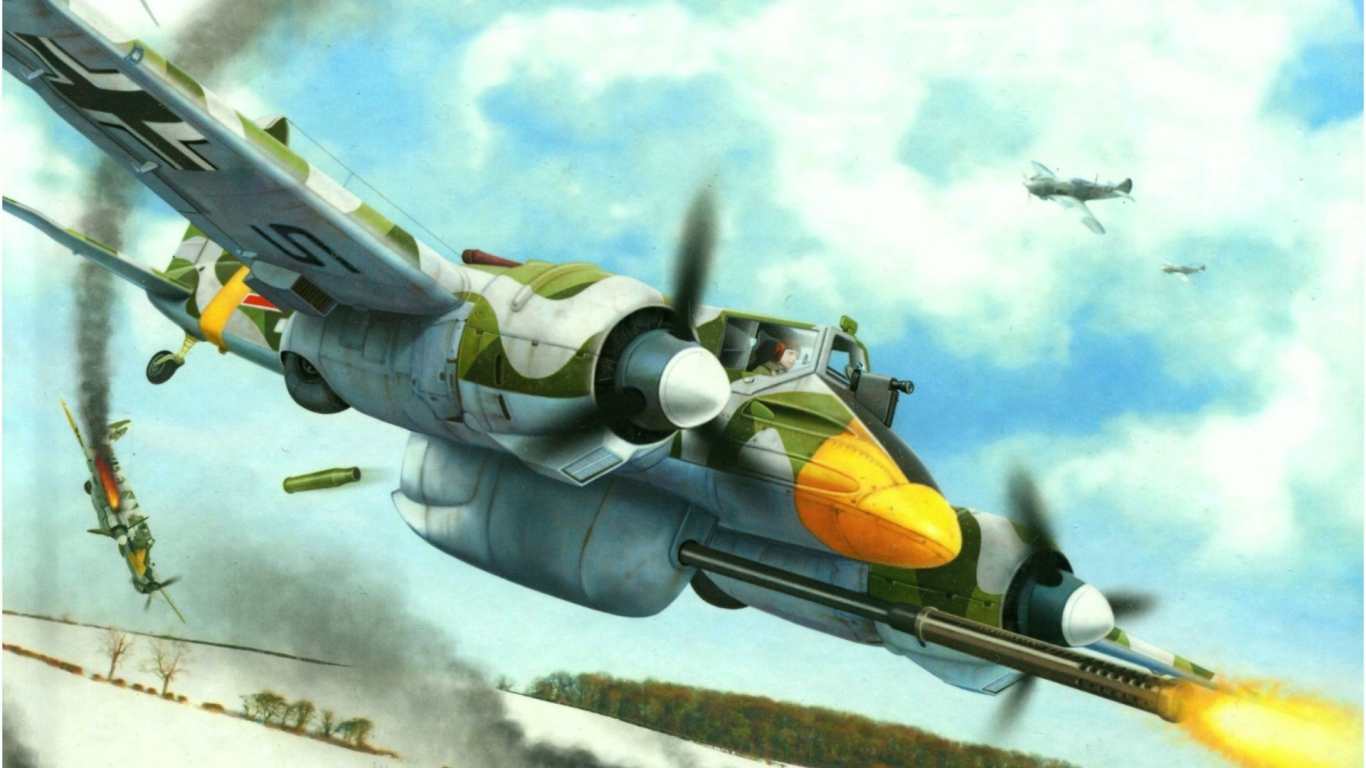 Атака истребителей