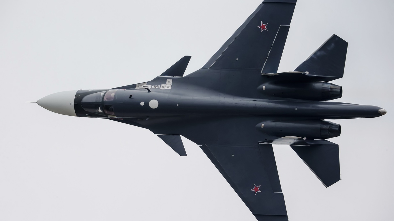 Вид истребителя сверху