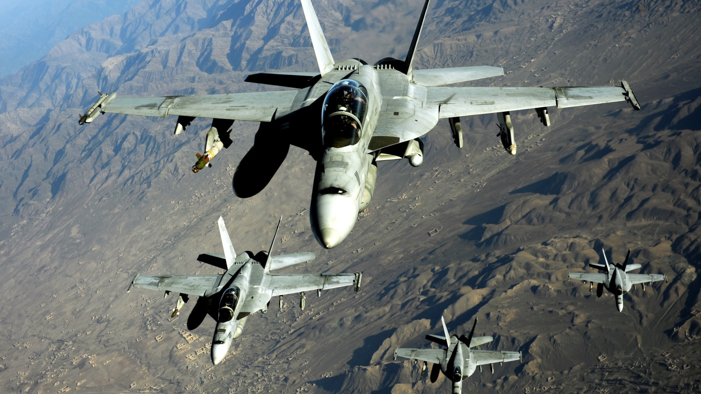 Самолеты над горами