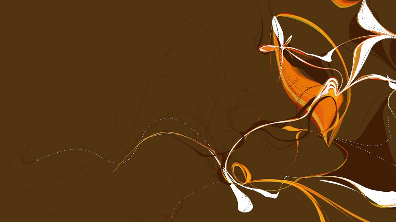 Рисунок на коричневом фоне