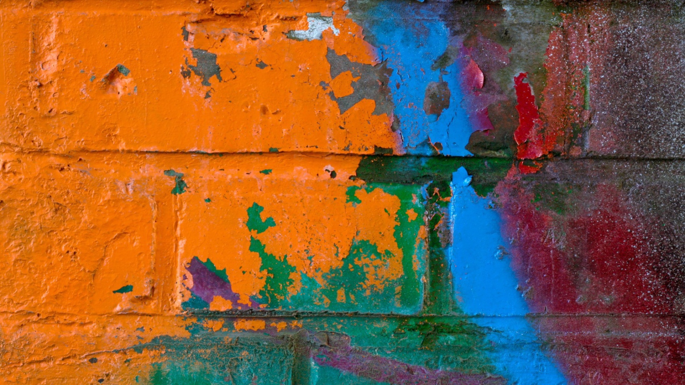 Граффити на кирпиче