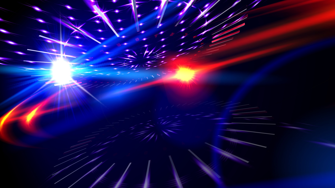 Цветные блики