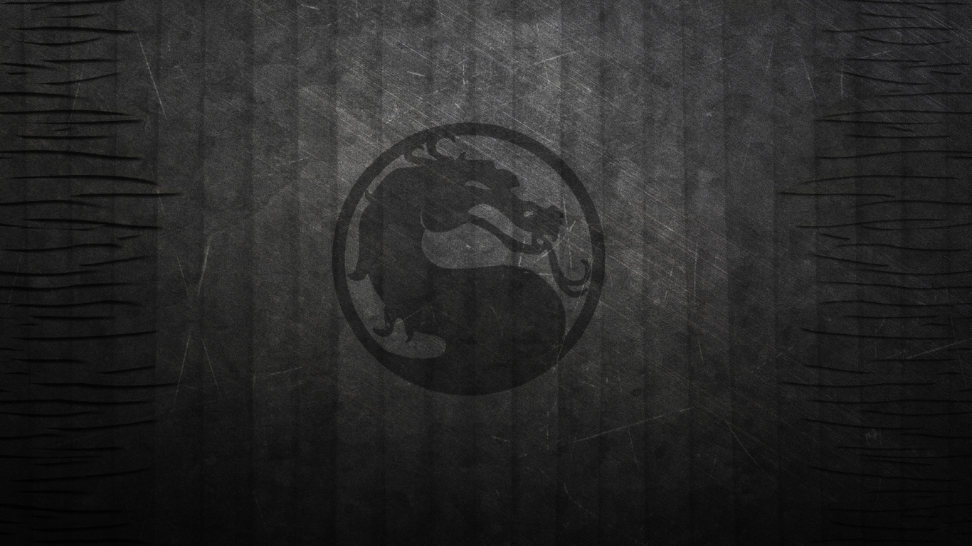 Дракон на черном фоне