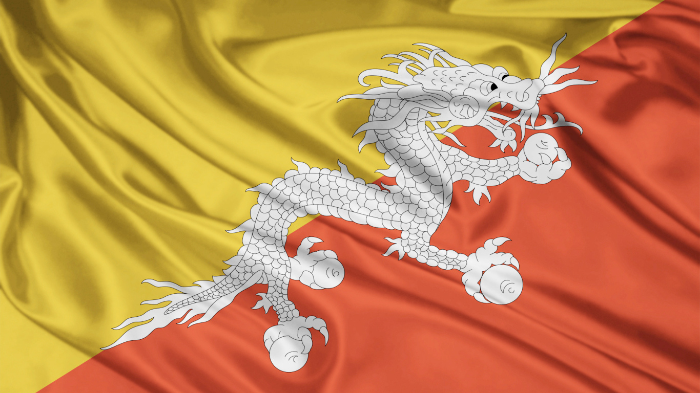 Флаг Королевства Бутан