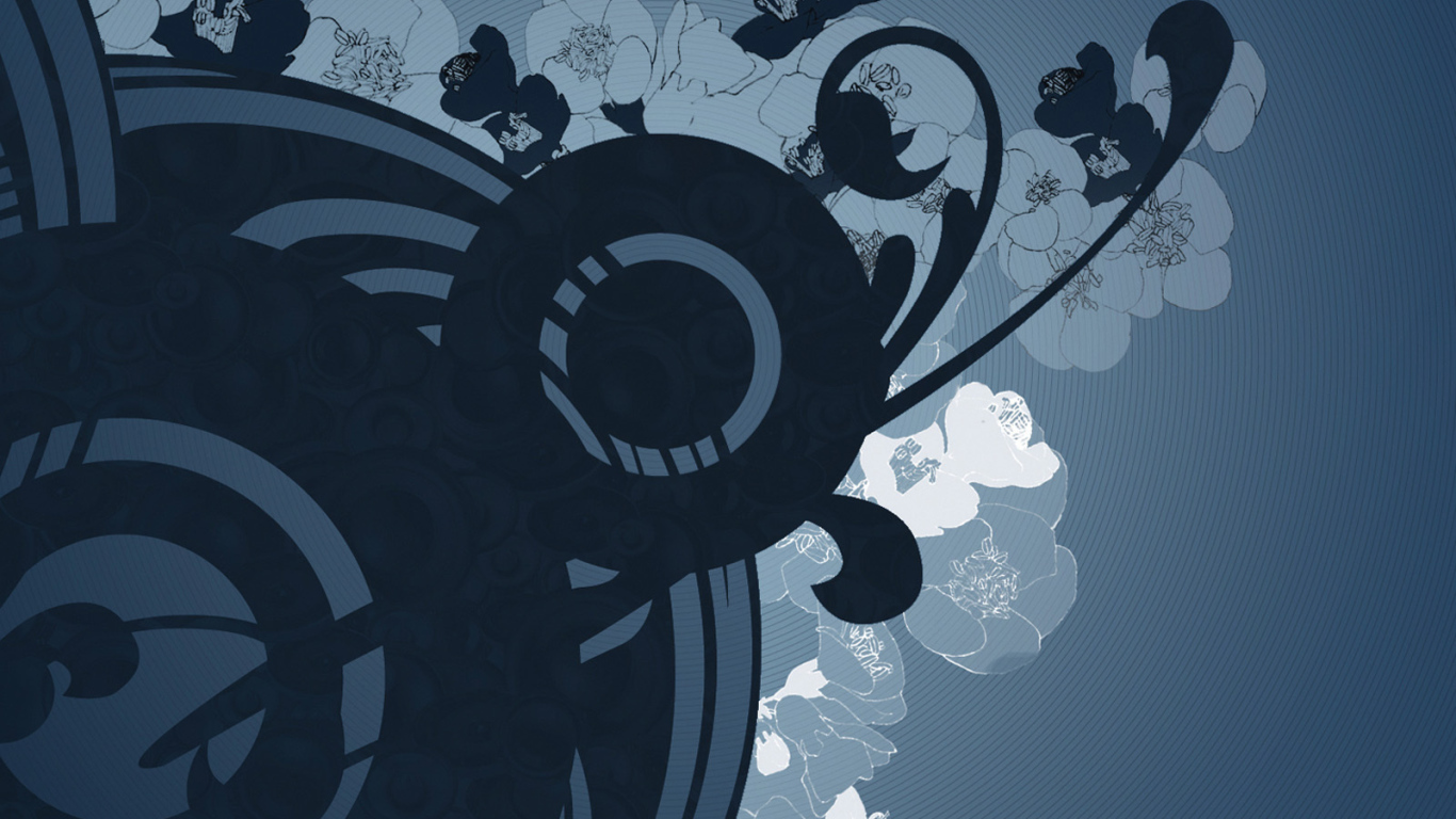 Черные цветы HP